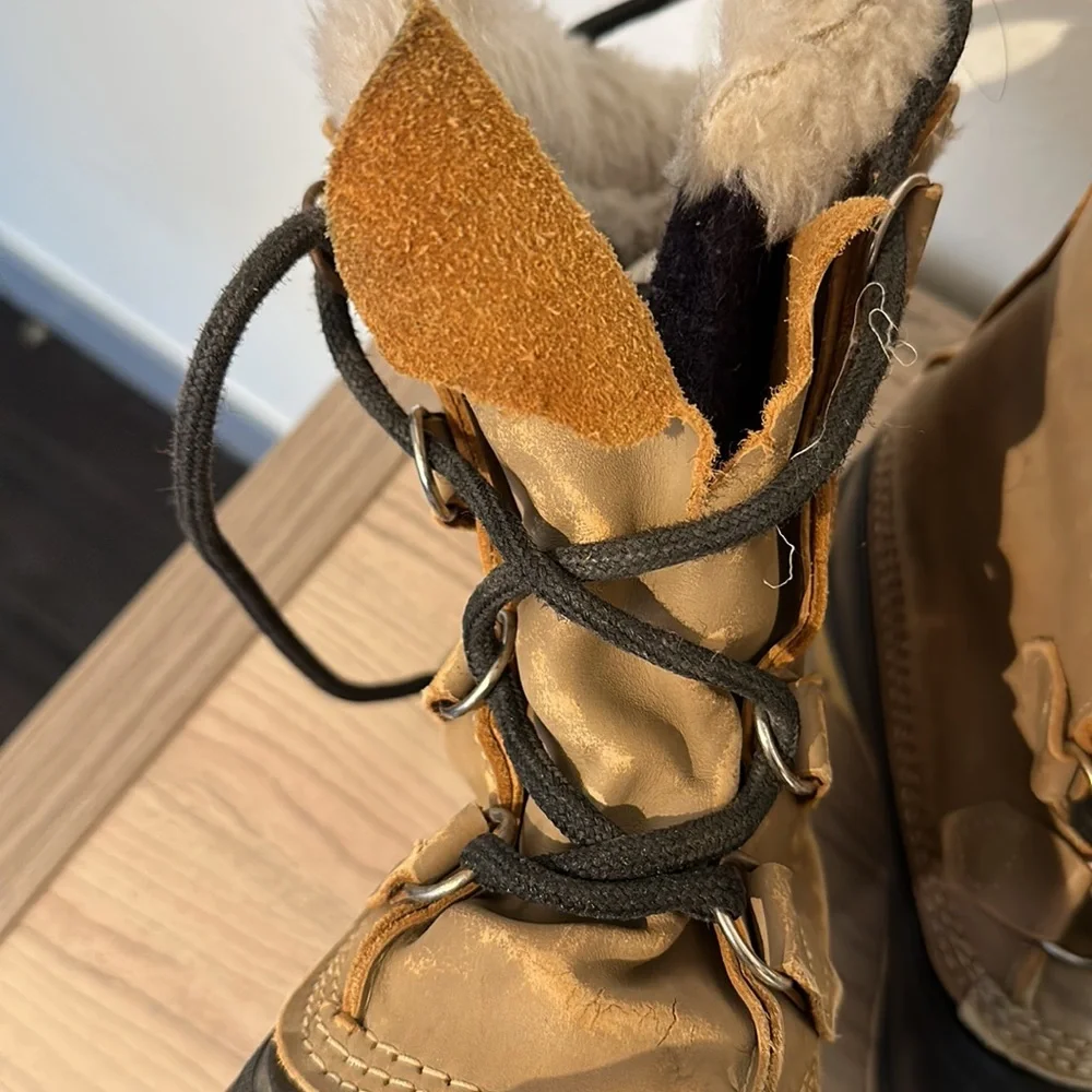 VTG Sorel Made in Canada snow boots Buffalo Kaufman